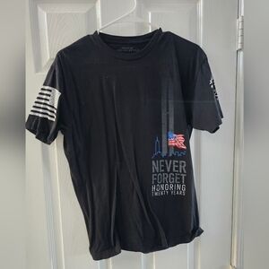 Never Forget Honoring Twenty Years Graphic Tee - Black
